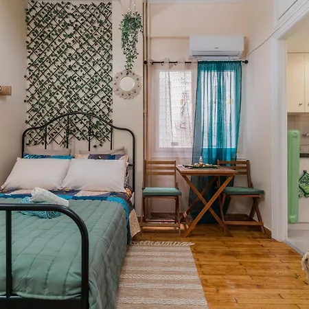 Green Boho Apartment-3